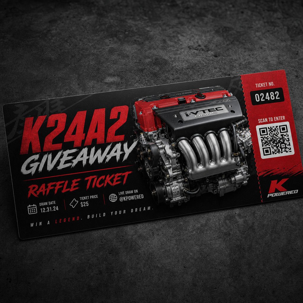 K24A2 Giveaway digital raffle ticket